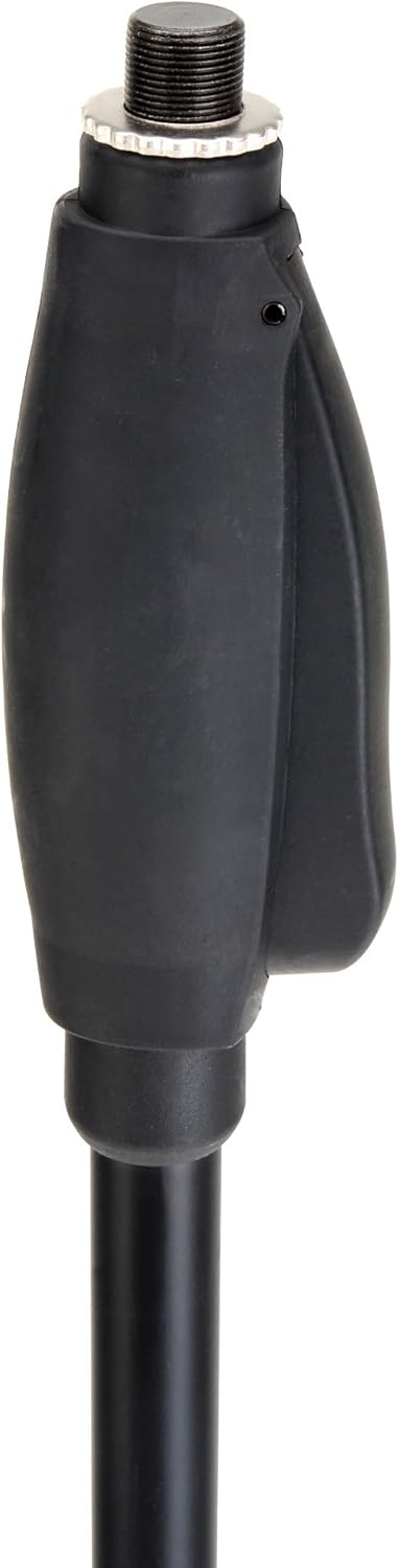 Pronomic MS-200 Einhand Mikrofonständer mit Tellersockel (Mikrofonstativ, durch Einhandveschluss lei