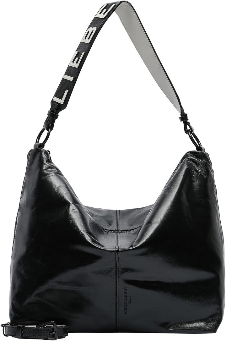 Liebeskind Damen Hobo L Schwarz, Schwarz