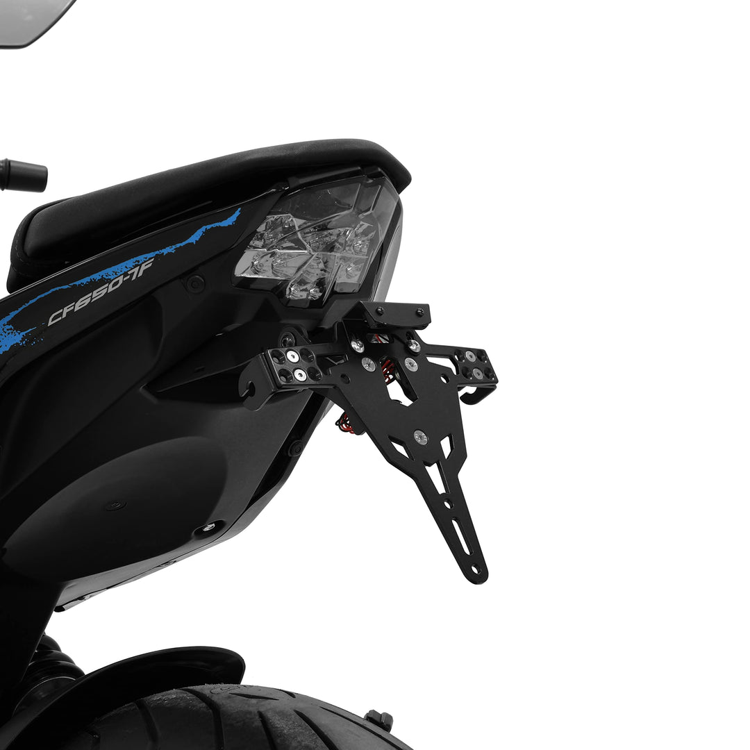 ZIEGER Pro Motorrad kurzer Kennzeichenhalter Kennzeichenträger Nummernschildhalter (kompatibel mit C