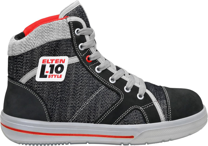 ELTEN Sicherheitsschuhe SENSATION Mid ESD S2, Herren, Leder/Textil, Stahlkappe, leicht, sportlich, S