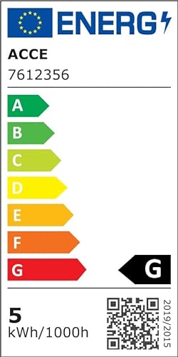 ACCE Super dünn und Aluminiumkörper LED Unterbauleuchte Küchen Möbel Leuchte Warmweiss inkl Konverte