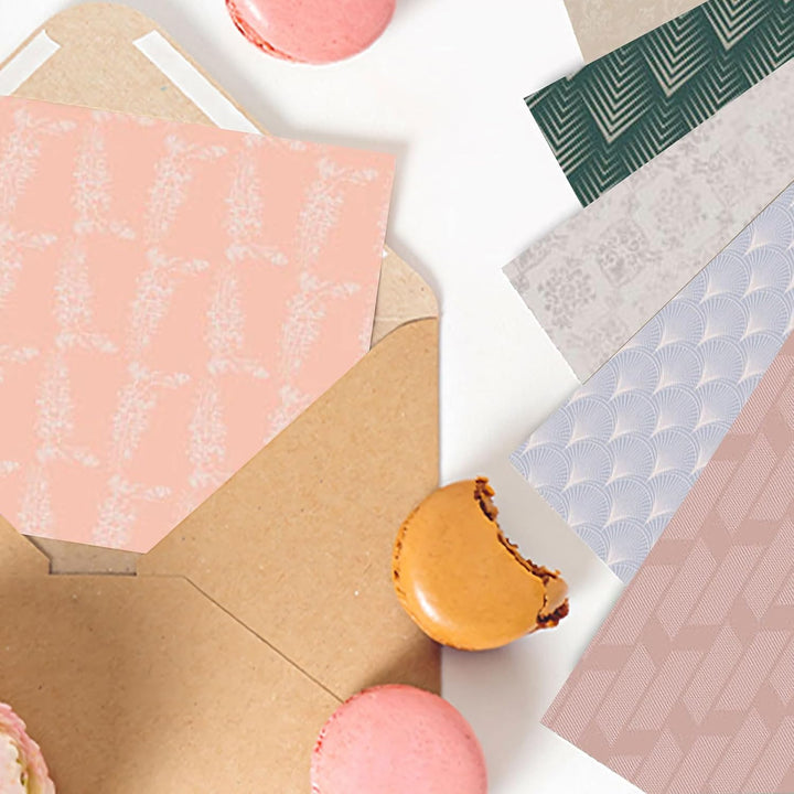 Scrapbooking Papier 24 Blatt, 30,5 x 30,5 cm, Doppelseitiges Muster Papierblock, Dekorpapier Set, Me