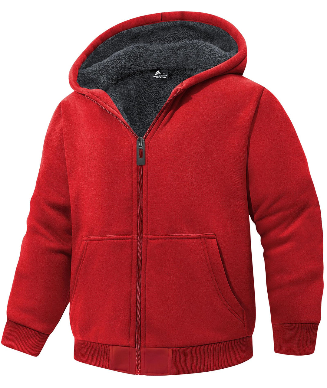 LLdress Fleecejacke Jungen Kapuzenpullover Mit Zipper Kinder Hoodie JungnsWarm Kapuzenjacke Causal W
