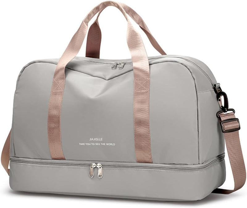 CORIOS Nylon Sporttasche für Herren/Damen Reisetaschen Duffle Bag Weekender Übernachtung Tasche Fitn