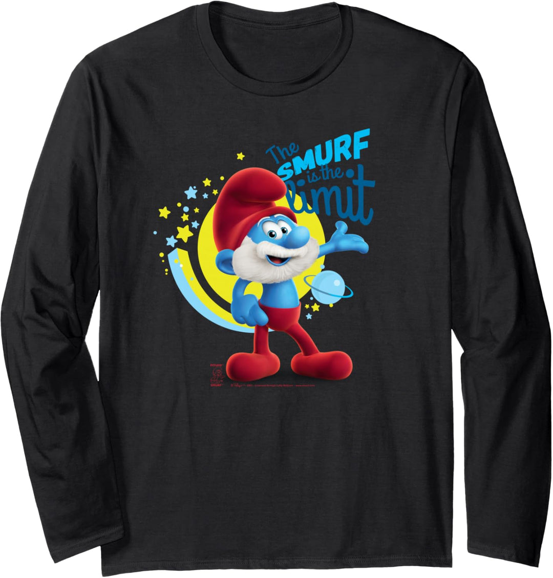 The Smurfs Schlumpfe Papa Smurf The Smurf is the Limit Langarmshirt