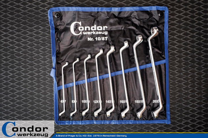 CONDOR Werkzeug 10-8T | Ringschlüssel-Satz | 8-tlg. | 6-22 mm, 8-tlg