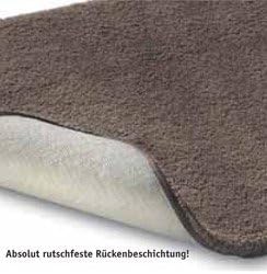 Rhomtuft Badteppiche Square schwarz - 15 70x120 cm, 70x120 cm