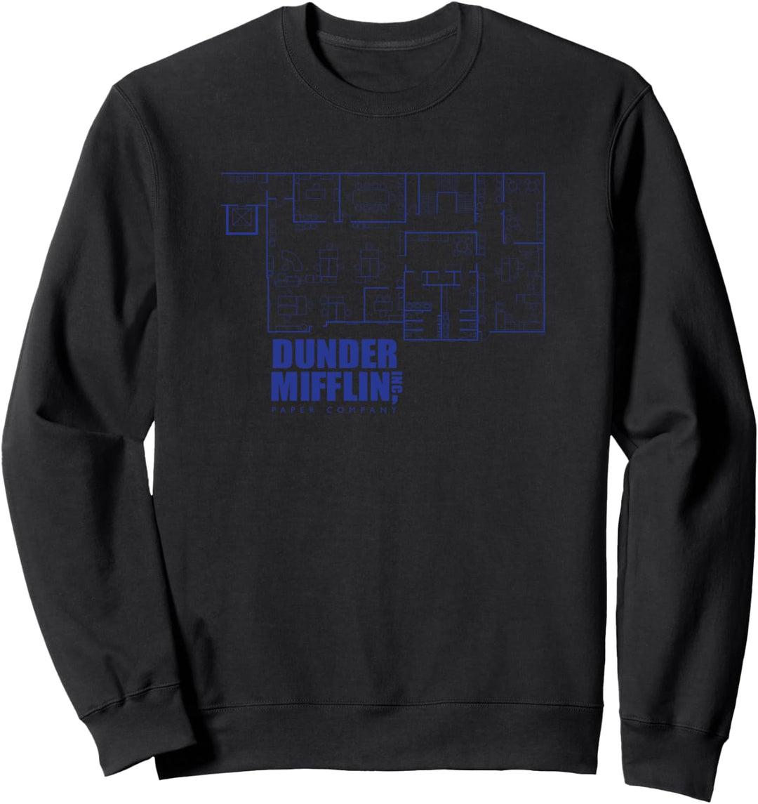 The Office Dunder Mifflin Grundriss Sweatshirt