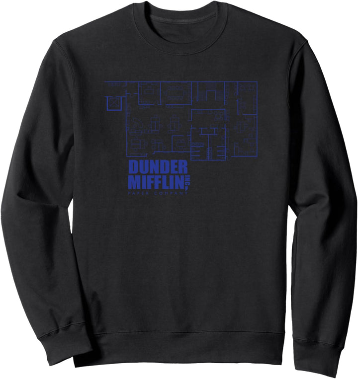 The Office Dunder Mifflin Grundriss Sweatshirt