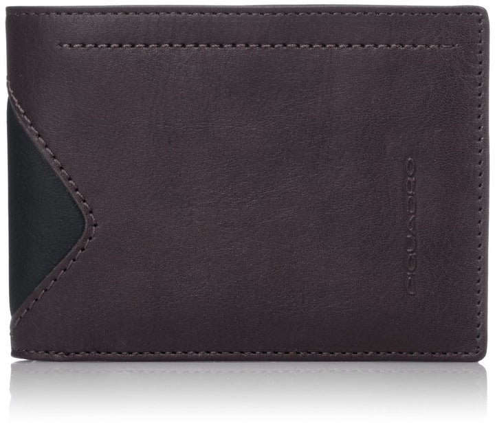 Piquadro Geldbeutel schwarz 12 cm, Schwarz
