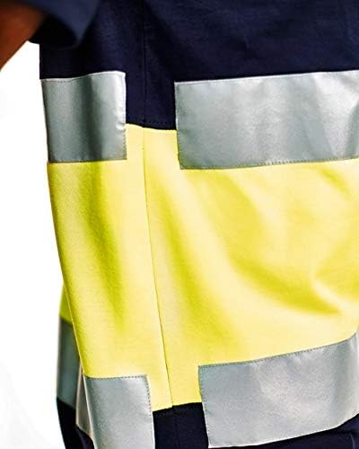 Blakläder Warnschutz-T-Shirt "High-Vis" Klasse 1 S Marineblau/Gelb (High Vis), S Marineblau/Gelb (Hi