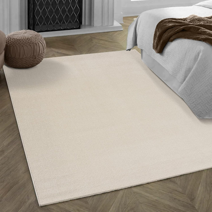 Impression Kurzflor-Wohnzimmerteppich - Schlichte Moderne Teppiche für Schlafzimmer, Büro, Flur, Küc