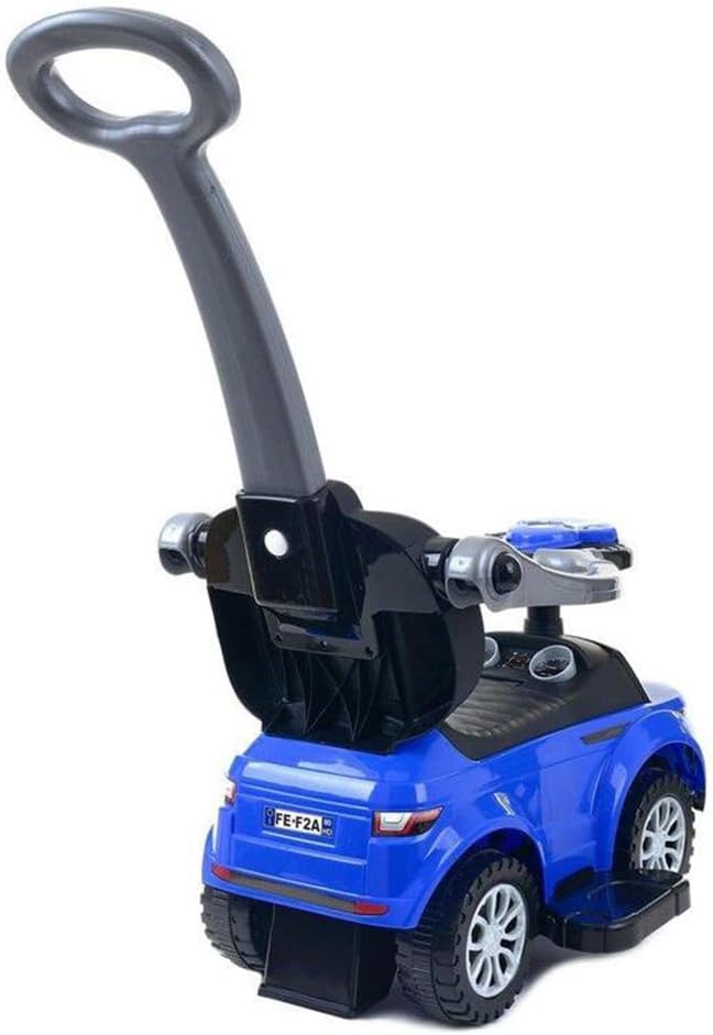 Billy Rutschauto mit Schiebestange Mora, Blau, Blau