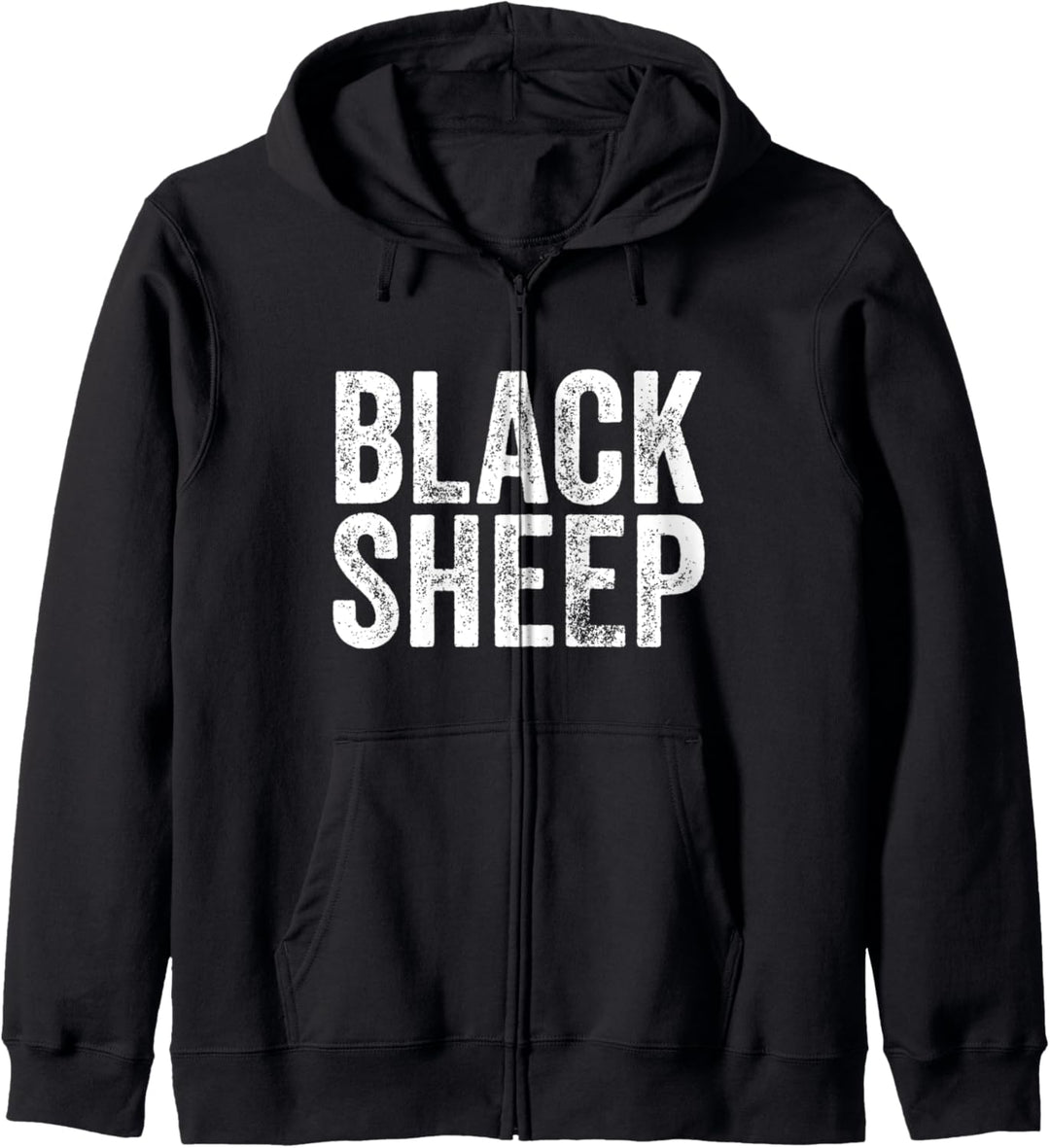 Black Sheep Shirts: Antisocial Outcasts, Misfits & Punks Kapuzenjacke