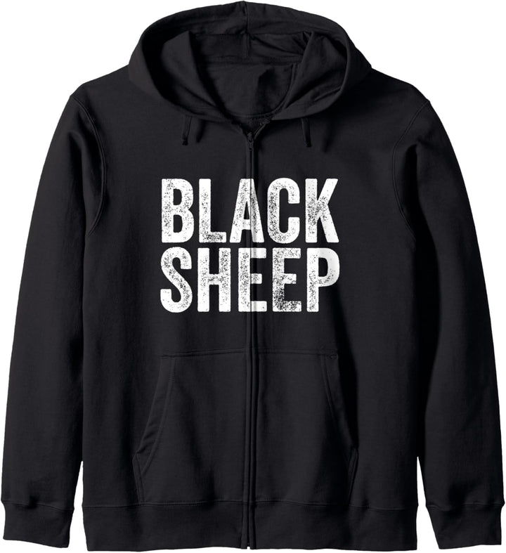 Black Sheep Shirts: Antisocial Outcasts, Misfits & Punks Kapuzenjacke