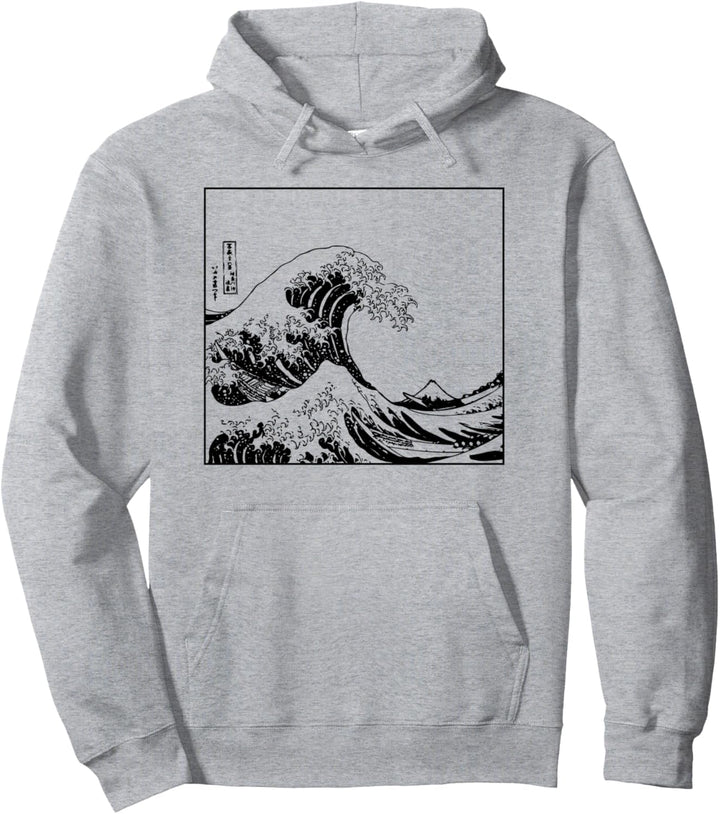 Die grosse Welle vor Kanagawa-Japanern Pullover Hoodie