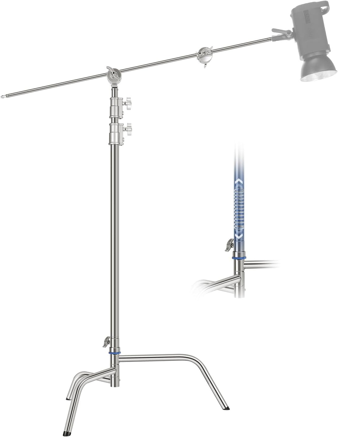 Neewer SC320Q SC320Q C-Ständer aus Edelstahl, strapazierfähig, mit Galgenarm, schnelle Einrichtung,