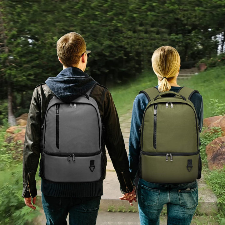Kühlrucksack 28L Isolierter Kühltasche Picknickrucksack Doppelte Schicht Klein Thermo Rucksack für C