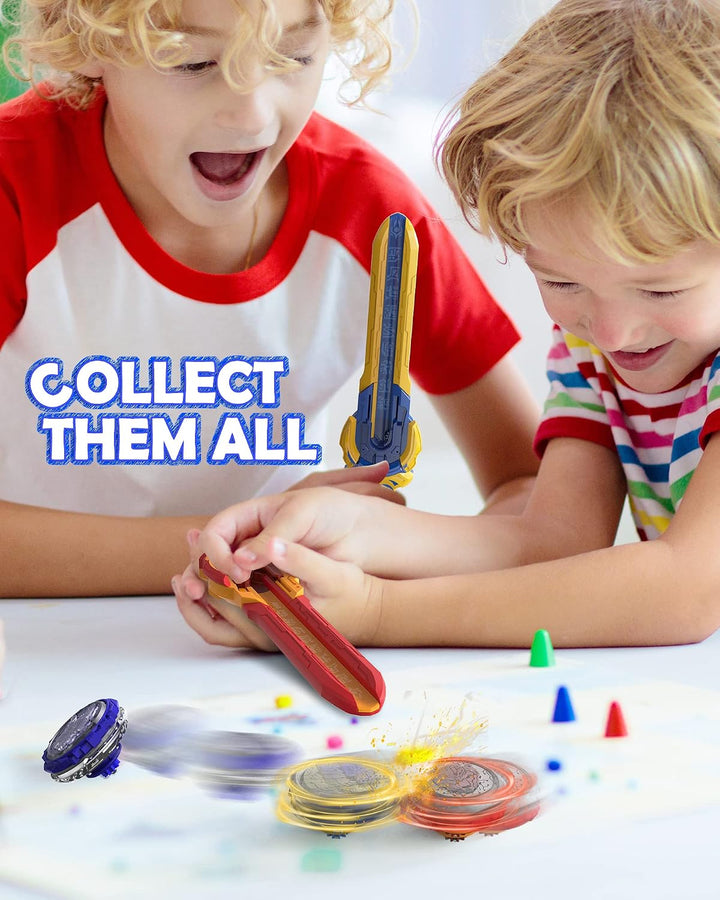 INFINITY NADO Kreisel für Kinder Metall Spielzeug Jungen, Battle Tops Kreisel Launcher Spielzeug, Sp
