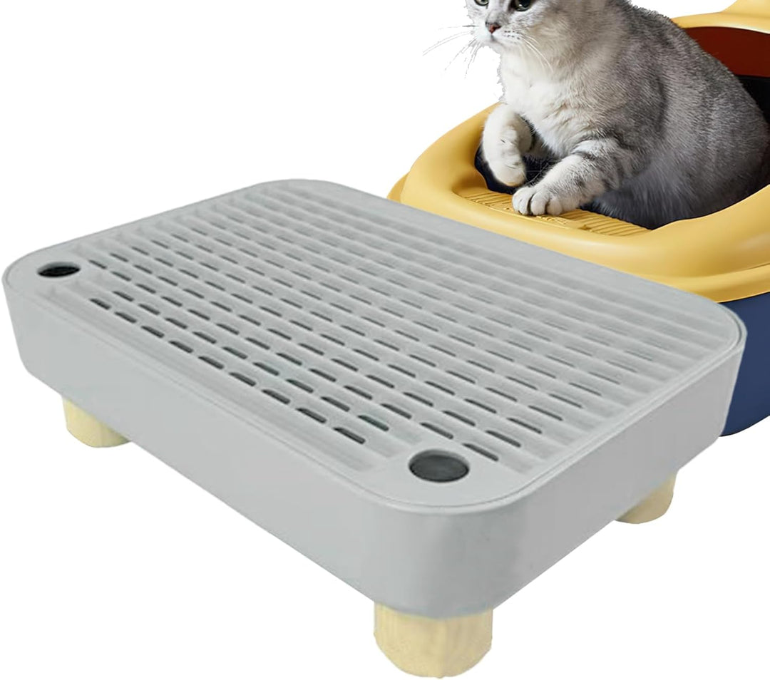 Katzenrampe Für Katzentoilette | Stufe Für Ältere Katzen Mit Filterfunktion | rutschfeste Kätzchen K