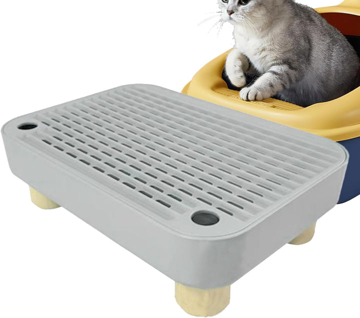 Katzenrampe Für Katzentoilette | Stufe Für Ältere Katzen Mit Filterfunktion | rutschfeste Kätzchen K