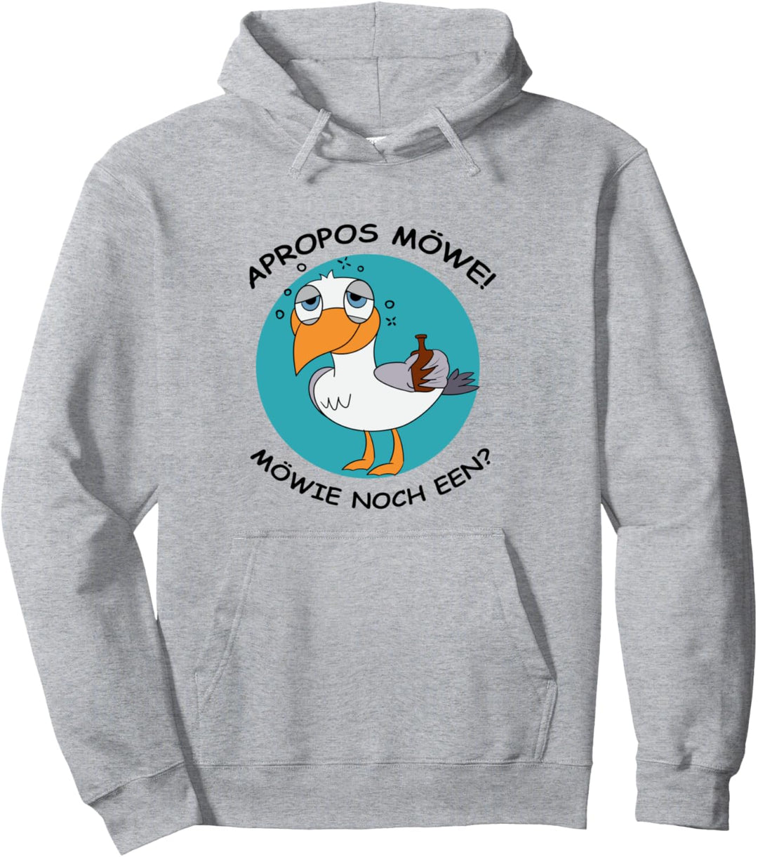 Apropos Möwe! Möwie noch een? Plattdeutsch Norddeutsch Pullover Hoodie