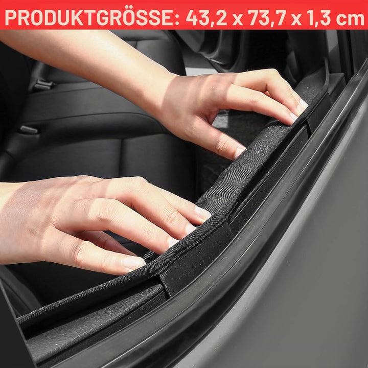 Autotürschutz für Hunde, wasserdicht, kratzfest, mit Netztaschen für Snacks und Spielzeug, Fahrzeugt