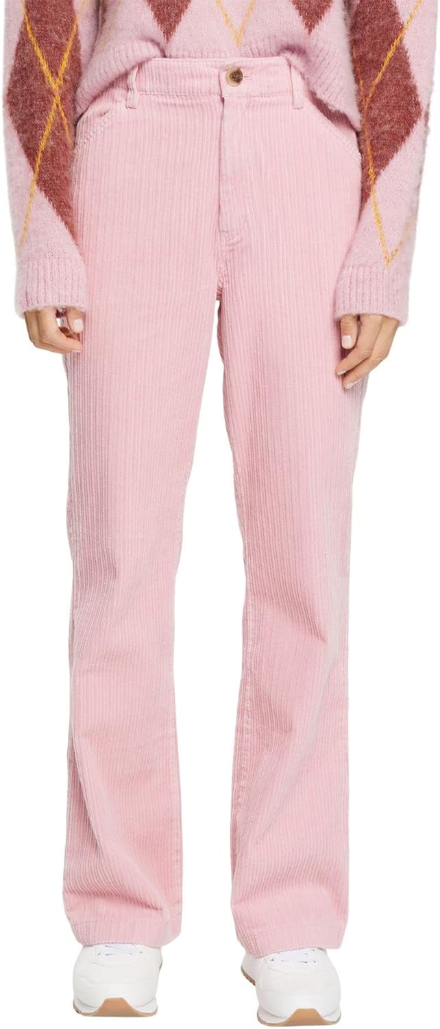 ESPRIT Cord-Hose mit weitem Bein im Mix-and-Match-Stil