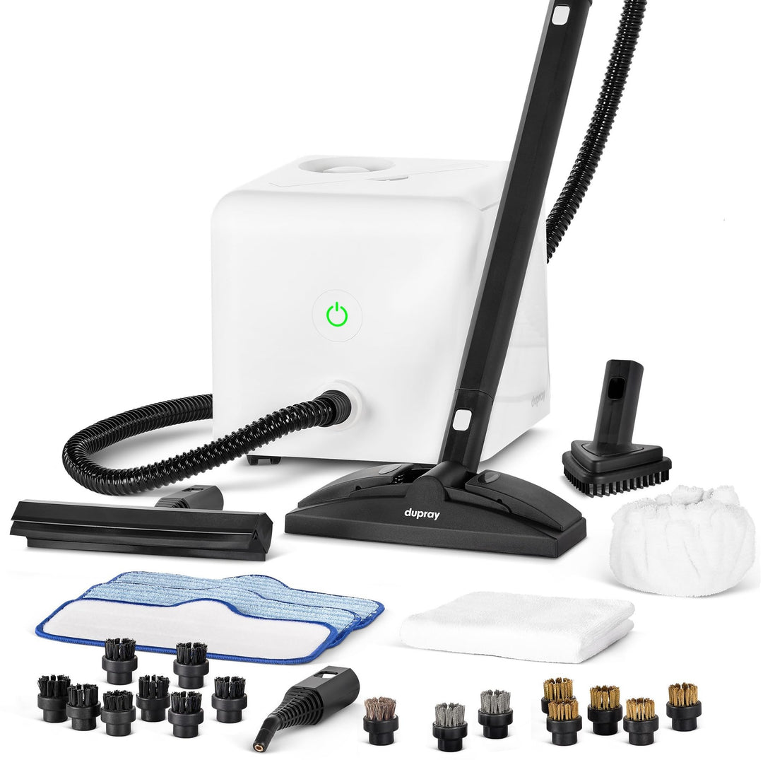 Dupray Neat Trockendampfreiniger (Neat + 27 Zubehörteile (inkl. 16 Bürstenmix)), Neat + 27 Zubeh