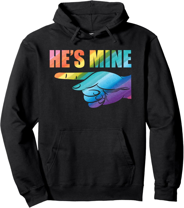 I'm His He's Mine LGBT Valentinstag 14. Februar Geschenk Pullover Hoodie