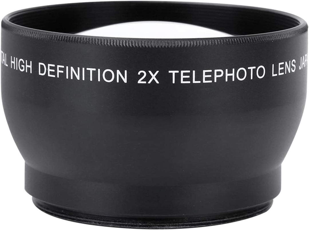 52-mm-2X-HD-Telekonverter-Teleobjektiv für 52-mm-Kameras, Doppelter Zoom, Einfache Installation und