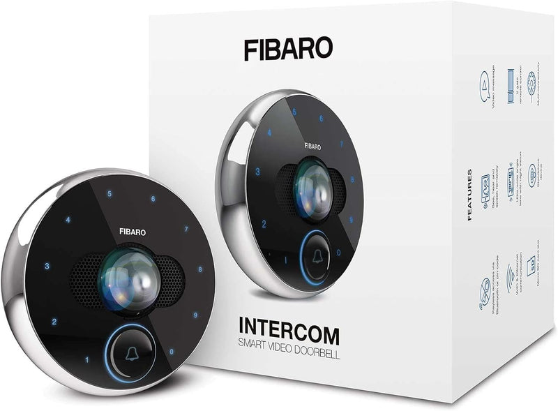 FIBARO Intercom / 1080p Full HD Video Türsprechanlage, Remote Anwendung, Intercom, FGIC‐002