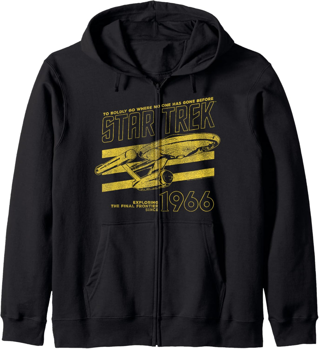 Star Trek: The Original Series Enterprise 1966 Collegiate Kapuzenjacke