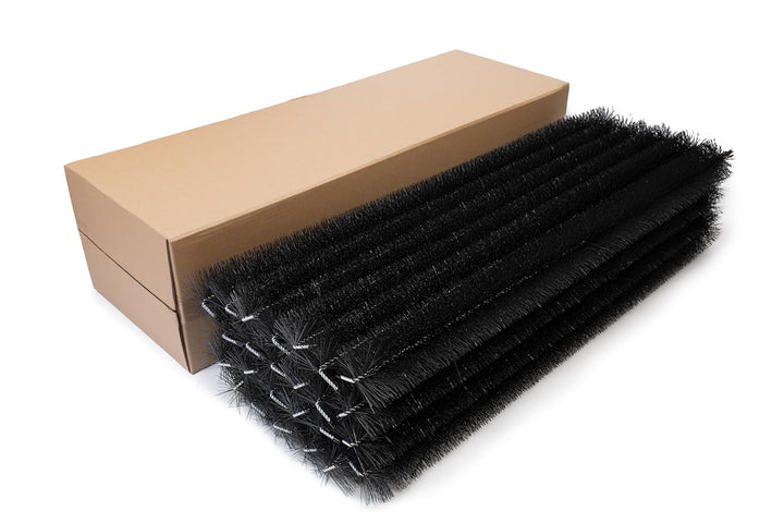 35 Stück Dachrinnenbürste 35m 100cm Ø 10cm | UV-beständig | Laubschutz | Marderschutz, Regenrinne |