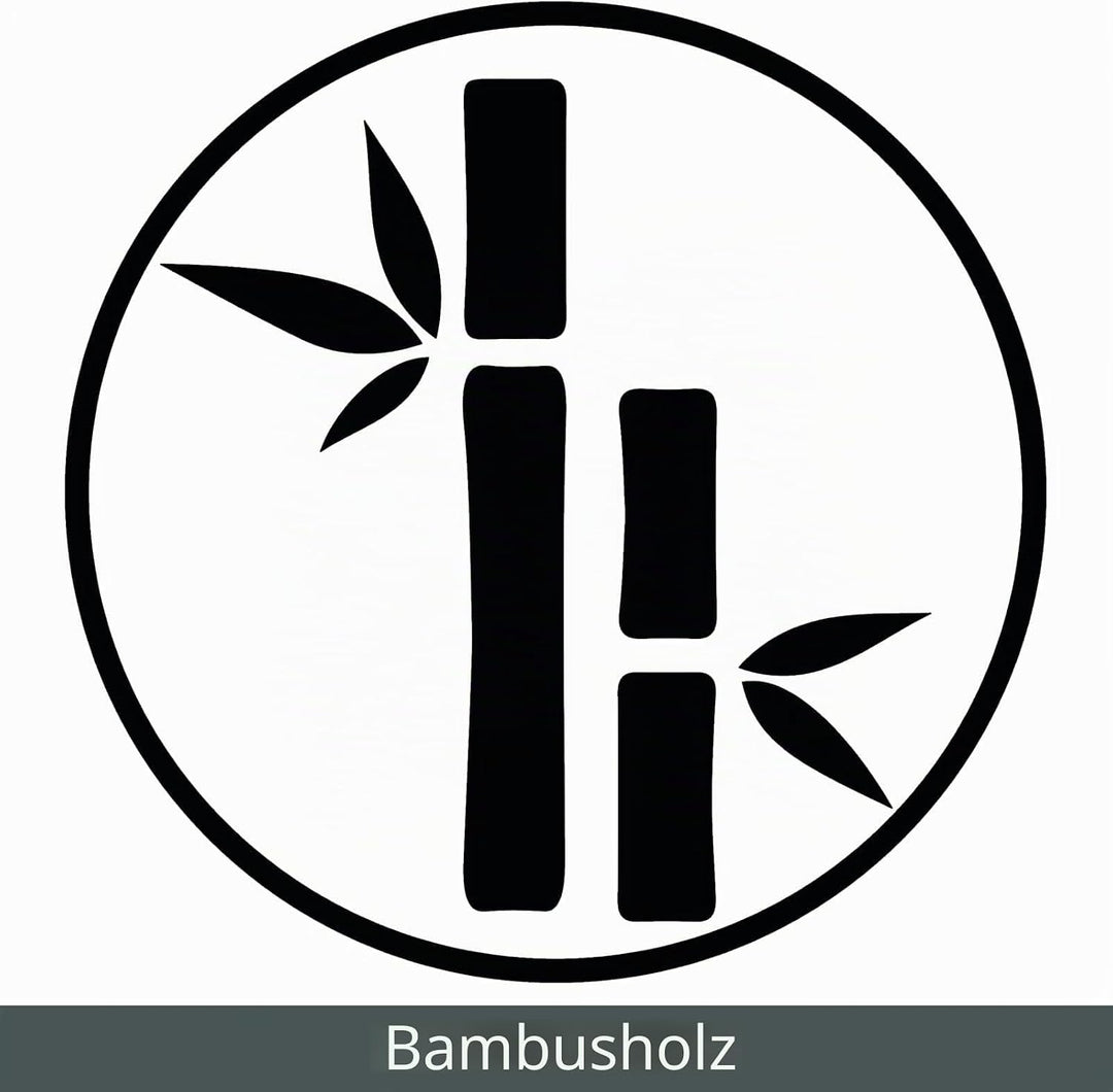 mDesign Bambusbox zur Küchenaufbewahrung – Schubladenbox aus Bambusholz – Aufbewahrungsbox für den K