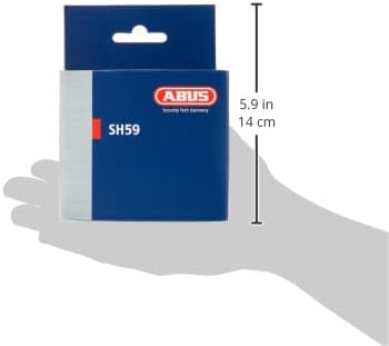 ABUS Halter SH 59 - Schlosshalterung für den Transport des Bügelschlosses Granit Extreme 59, Schwarz