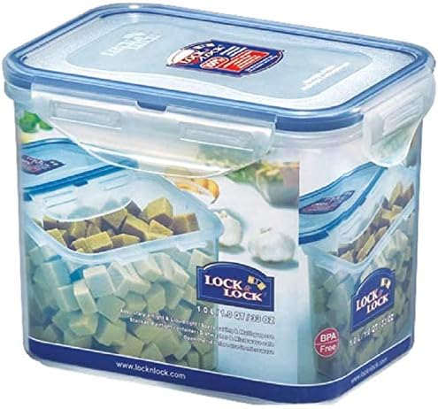 Lock & Lock 6er Set HPL812 Multifunktionsbox 1000ml, Frischhaltebox, Vorratsdose + Gratis 4er Set Ed