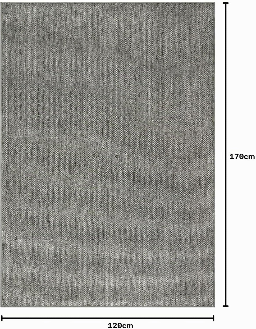 Mia´s Teppiche Malaga In- &amp; Outdoor Teppich Flachgewebe, Modisches Design, Schicke Farben, für Balko