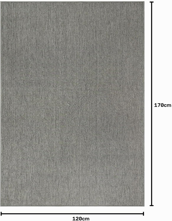Mia´s Teppiche Malaga In- &amp; Outdoor Teppich Flachgewebe, Modisches Design, Schicke Farben, für Balko