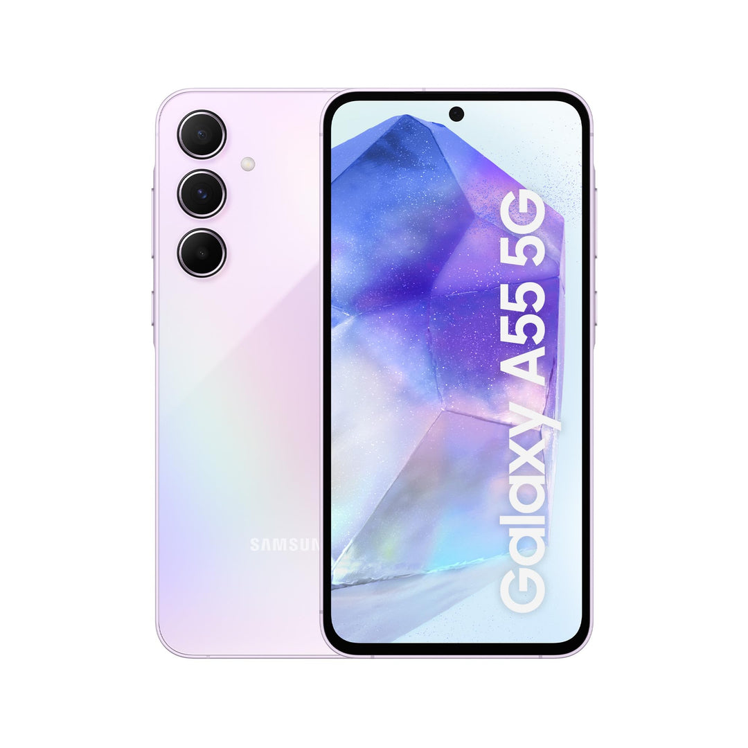 Samsung Galaxy A55 5G Smartphone, Android-Handy ohne Vertrag, 128 GB - 8 GB RAM, 2 Tage Akkulaufzeit