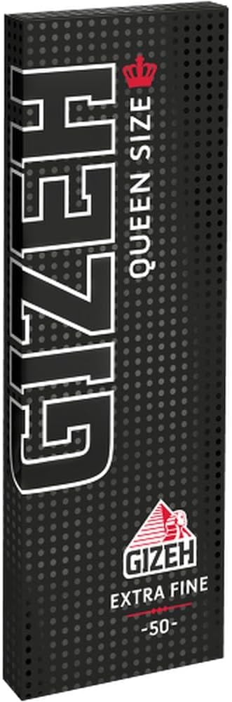 Gizeh Black Queen Size 1 1/4 Format Extra Fine 5 Boxen (125x Booklets)