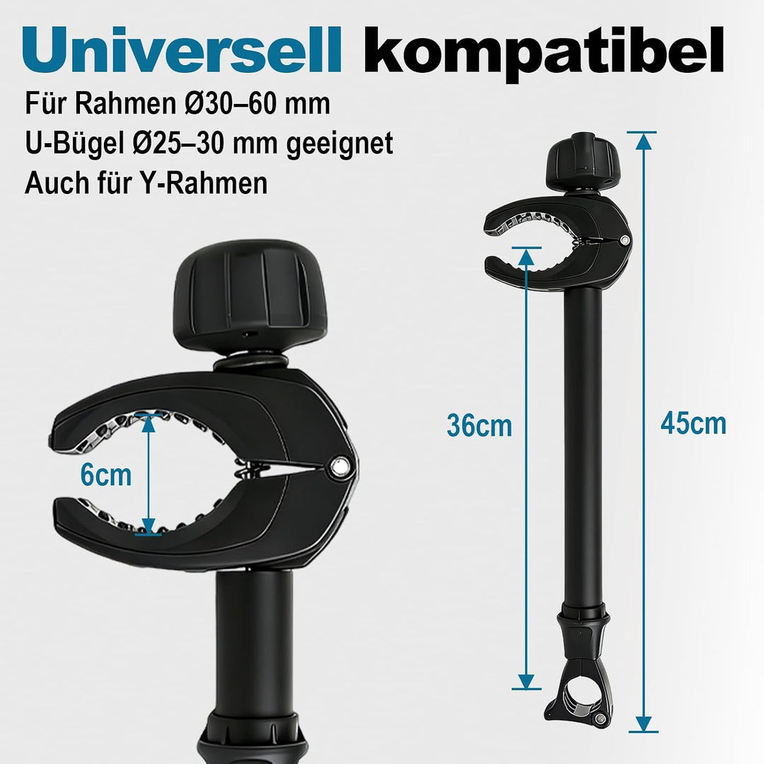 Fahrradhalterung, Rahmen-haltearm für 3. Fahrrad, Fahrradträger Fahrradhalter Befestigung, Sicher ve