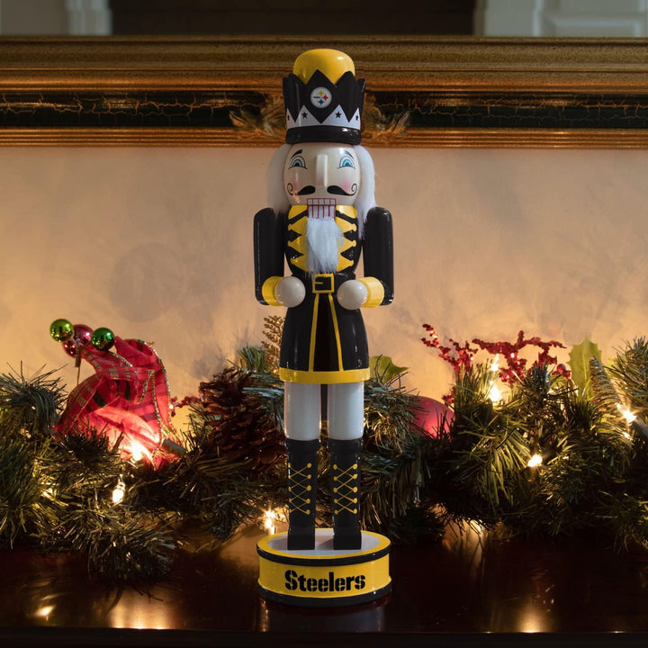 Pittsburgh Steelers NFL Nussknacker Holzfigur 35cm