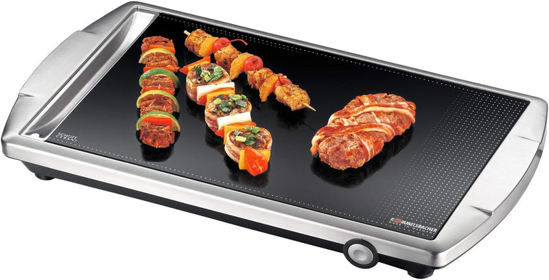 ROMMELSBACHER Ceran Grill CG 2303/E - Made in Germany, Ceran Grillfläche, Temperaturen bis 380 °C st