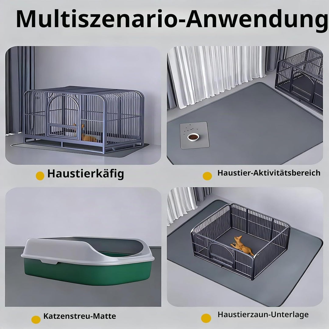 Waschbare Haustier Pads für Hunde und Welpen - Wiederverwendbare Silikon Urinmatte für Puppy, Mehrzw