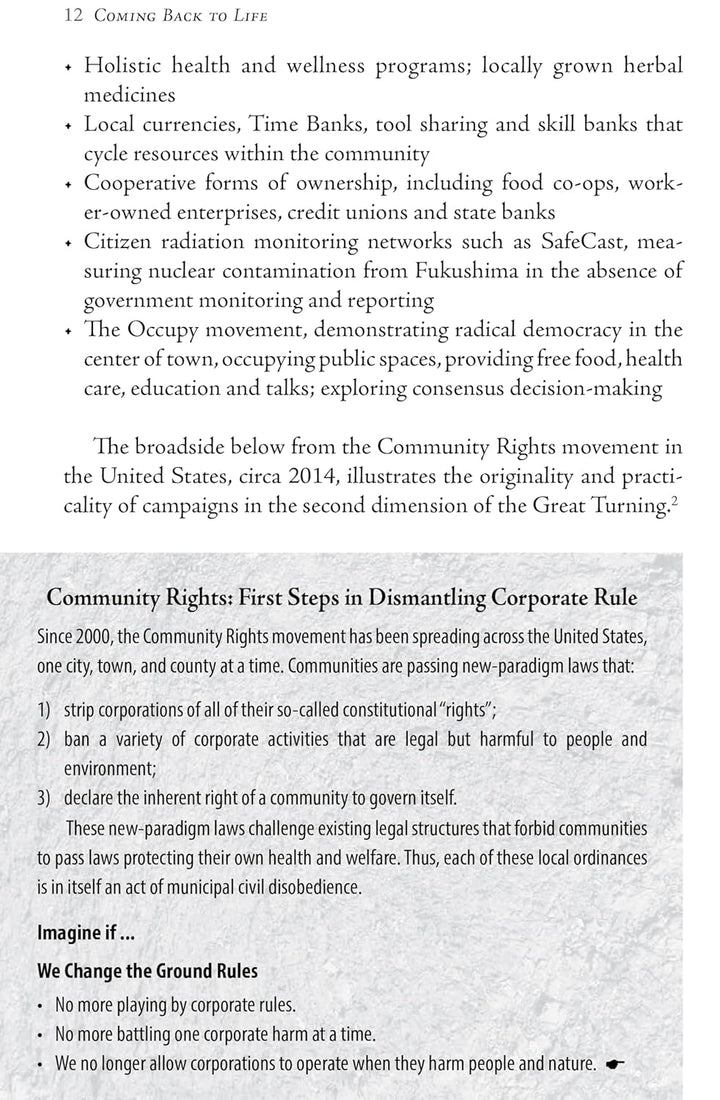 Coming Back to Life: The Updated Guide to the Work That Reconnects, Taschenbuch