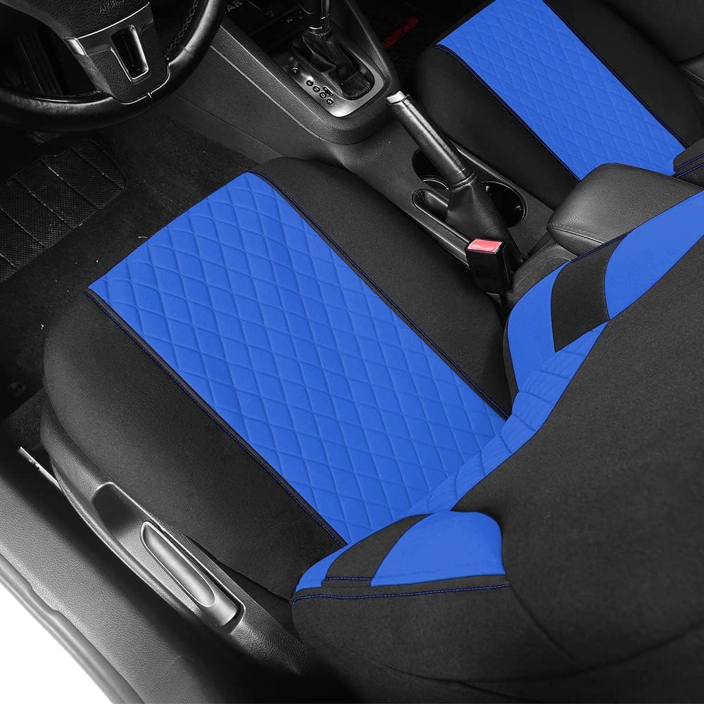 TOYOUN Sitzbezüge Auto Set Universal Autositzbezüge Sitzschoner Auto Schonbezug Autositz Blau für Vo