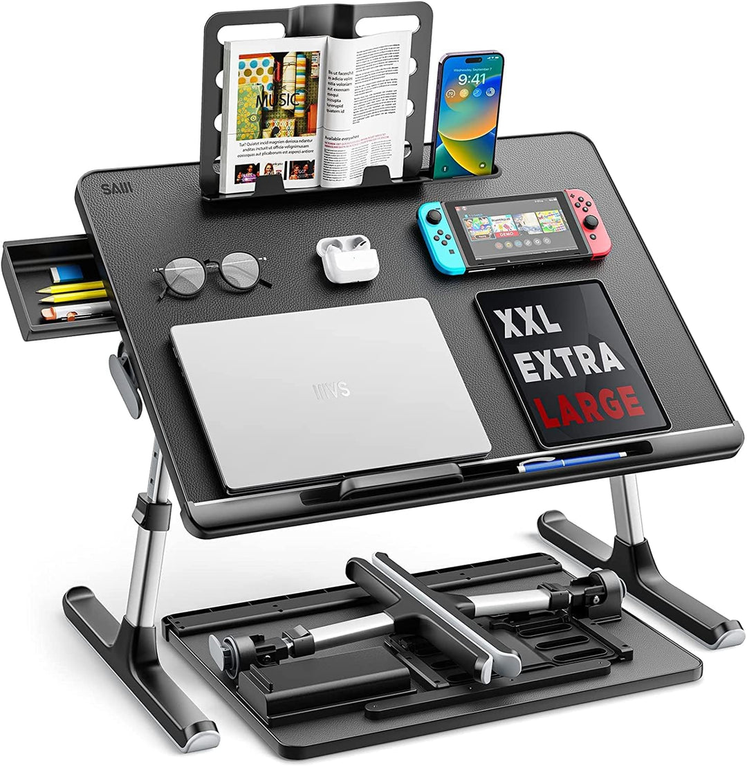 Laptop Tisch, Back to School, SAIJI 60*45cm gross Desktop, Multifunktion Bett Tisch, Höhen Winkel ve