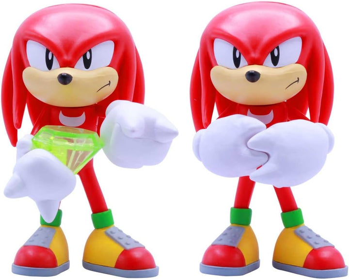 Just Toys LLC Sonic The Hedgehog Actionfiguren (Knuckles Series 2) Knöchel - Serie 2, Knöchel -