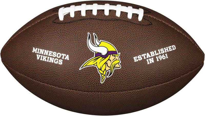 Wilson Sporting Goods NFL Team Logo Composite Fussball Minnesota Vikings, Minnesota Vikings